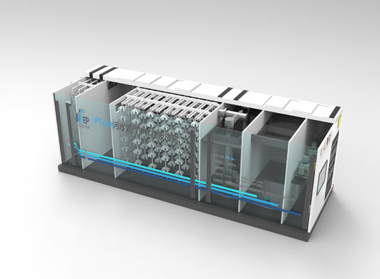 ISO14001 100m3/H Integrated Sewage Treatment Equipment Rainwater Treatment Plant