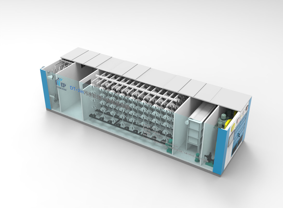 150m3/D MBR Wastewater Treatment Equipment Carbon Steel MBR Type STP