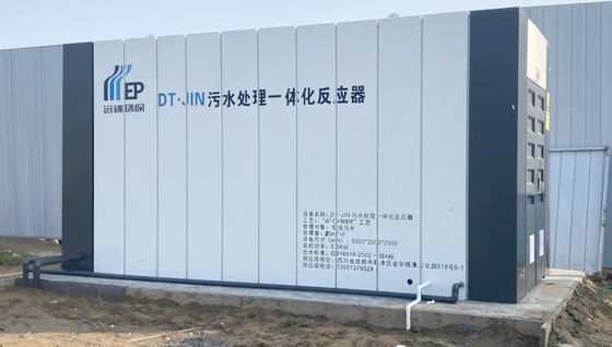 120m3/D Membrane MBR Type Sewage Treatment Plant For Coal Miners' Living Quarters