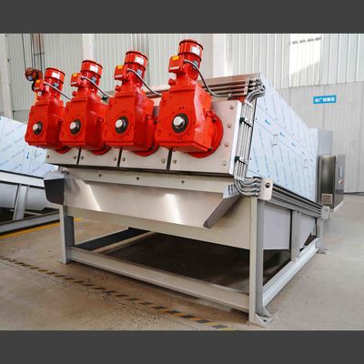 1.1kW Screw Press Type Sludge Dewatering Equipment Easy Installation
