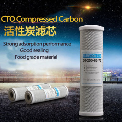 10 Inch 20 Inch Compress CTO Water Filter Cartridge For Reverse Osmosis System