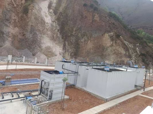 White Carbon Steel Biological Wastewater Treatment Plant MBR System