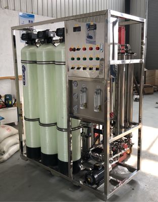 500L/H Water Treatment Equipments Brackish Water Reverse Osmosis Systems