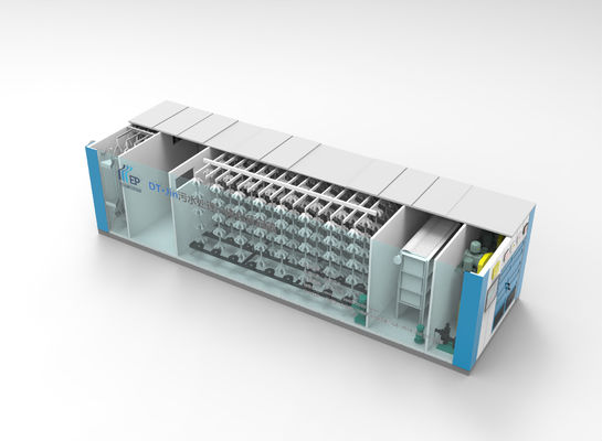Automated Package MBR Wastewater Treatment Equipment 130m3/D For Stadium