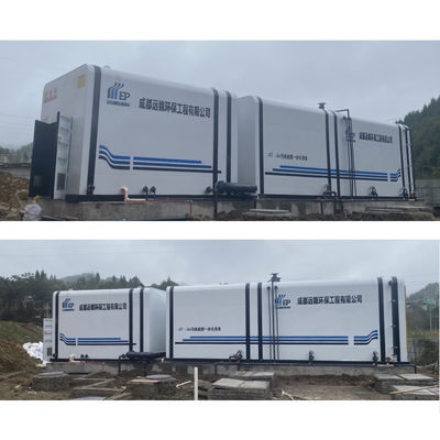 Eco Integrated Sewage Treatment Equipment 11KW Package STP Plant In Tourist Attractions