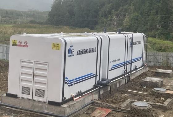 500L/H ISO9001 Domestic Compact Sewage Treatment Plant Integrated ETP Plant For Hospital