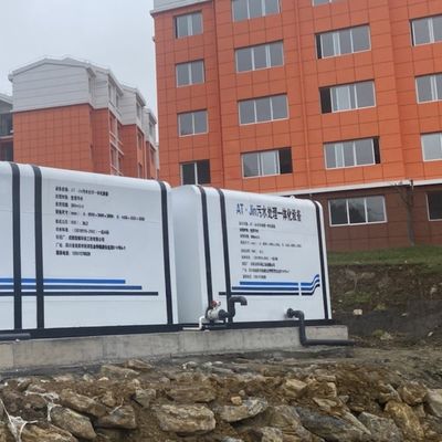 PH2 To 12 Compact Sewage Treatment Plant Hotel Restaurant Wastewater Treatment Package Plant