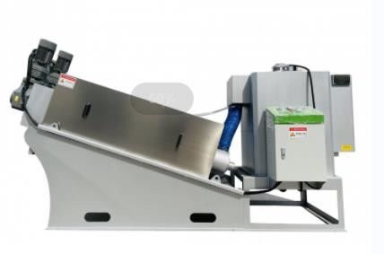 0.2kw Screw Filter Press Machine Sludge Dewatering Machine Device For Mud Slurry Wastewater Treatment