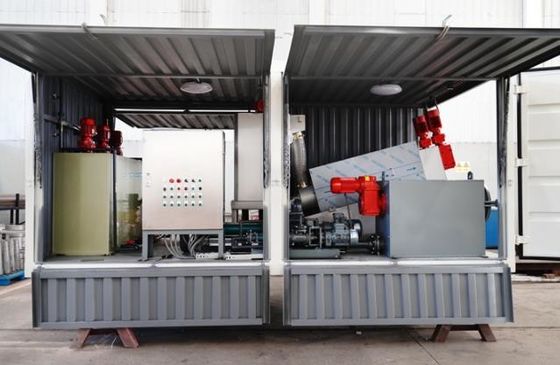 1.1kW Small Dewatering Screw Press Machine For Wastewater Treatment