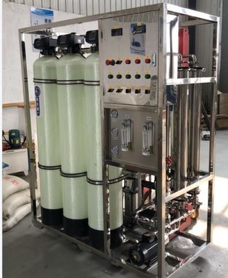 PLC Drinking Water RO Plant Chemical Water Treatment System 500L/H
