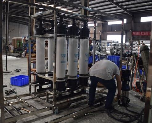 ISO 9001 UF Water Treatment Plant Micro Filtration Membrane UF System Customized