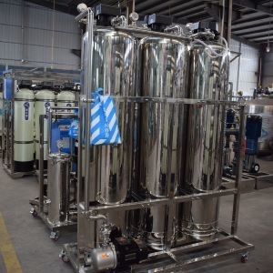 100m3/Hr Resin Water Softener Ion Exchange Water Treatment Plant 100lph