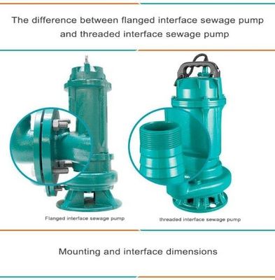multipurpose Carbon Steel Submersible Sewage Pumps 7.5hp Water Pump