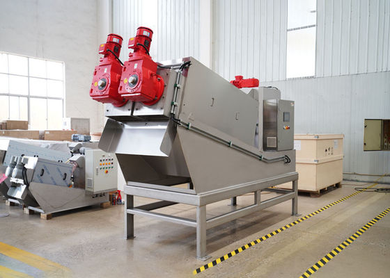 SUS304 Sludge Dewatering Machine Screw Press Filtering Suspended Matter